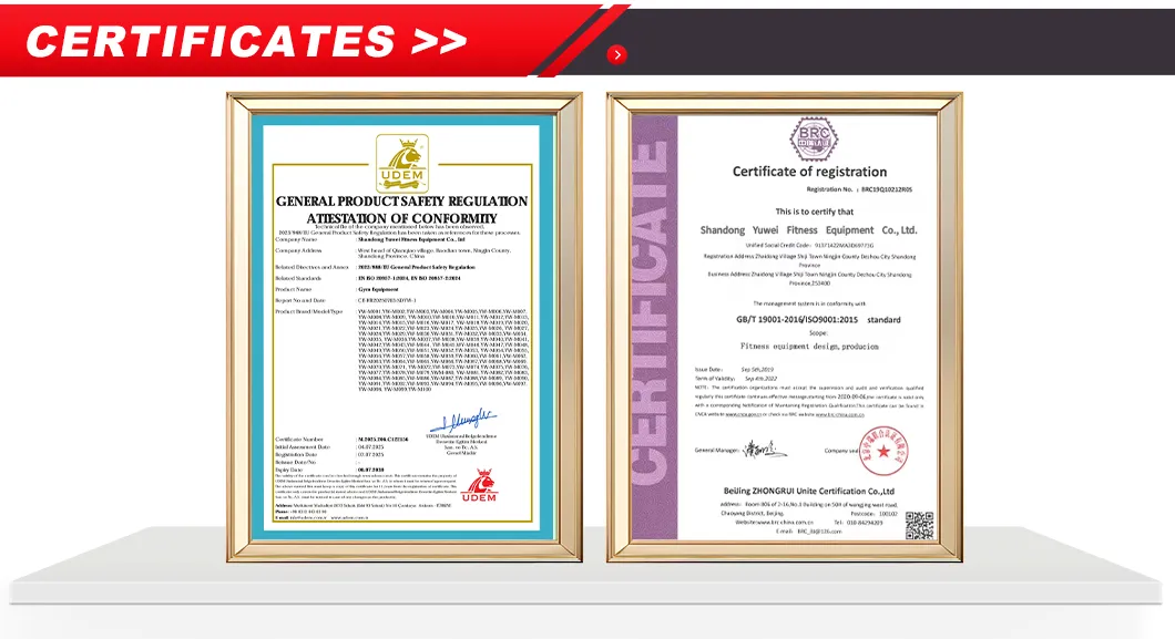 Certificates