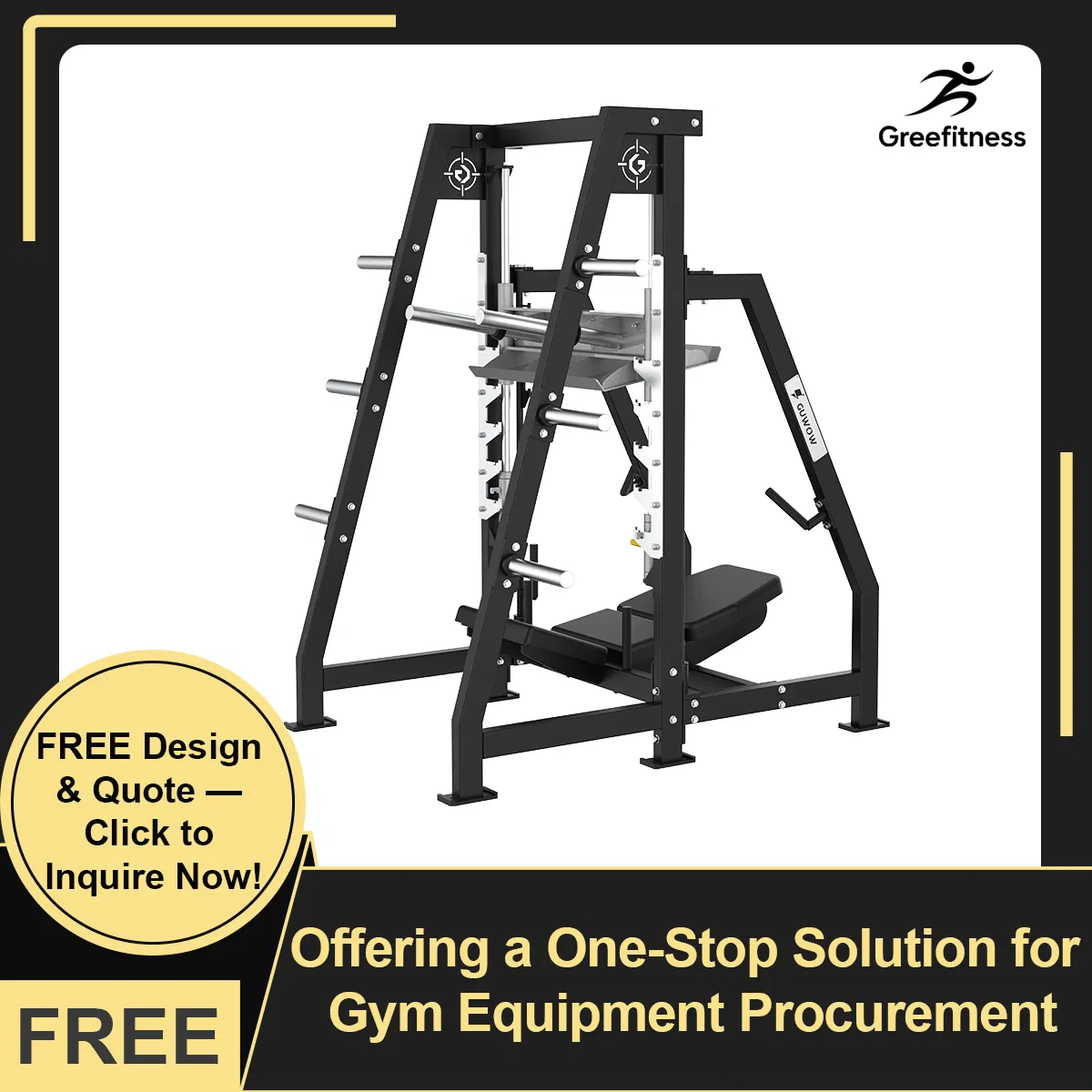 Gym Fitness Equipment Plate Loaded Free Weights Vertical Leg Press Strength Machine