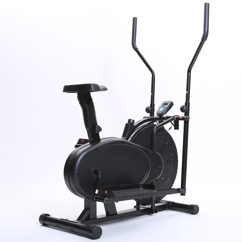 Home Use Fitness Exercise Orbitrack Cross Trainer Air-Resistance Exercise Fan Bike