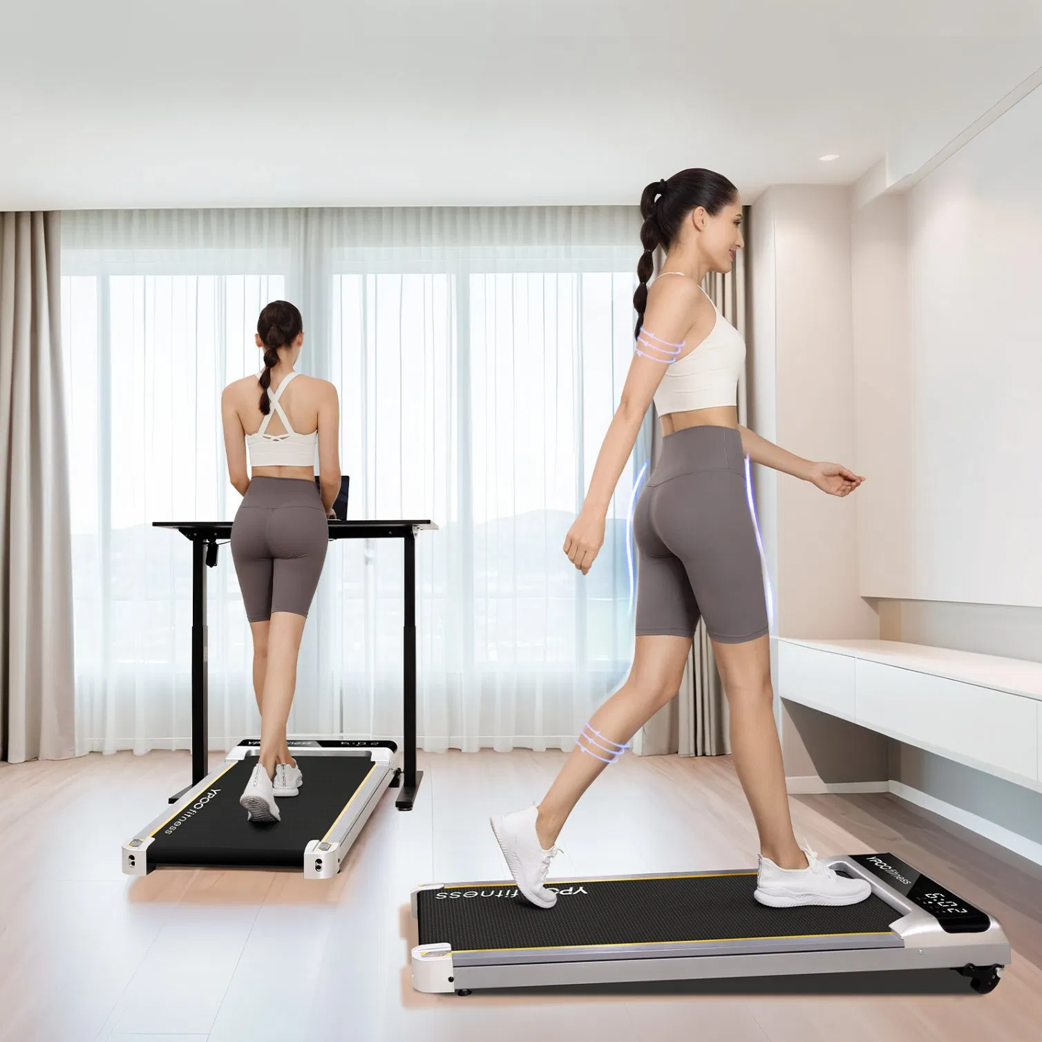 Ypoo Small Thin Walking Pad with APP