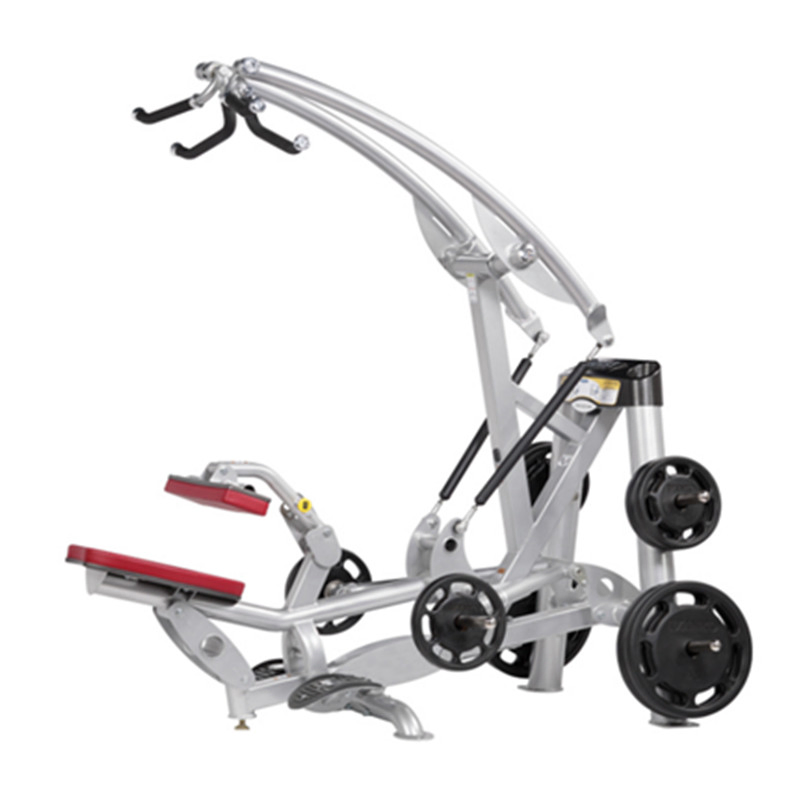 Commercial Fitness Equipment Gym Club Machine Strength Machine Fitness Equipment Hoist Plate Loaded Lat Pulldown Ho-03 Self-Align with Multiple Grips