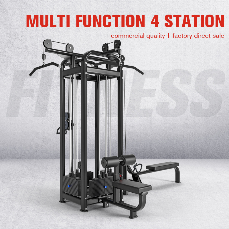 Life Fitness Equipment 4 Stacks Multi Jungle Station Multi Functional Trainer Multi Jungle Gym