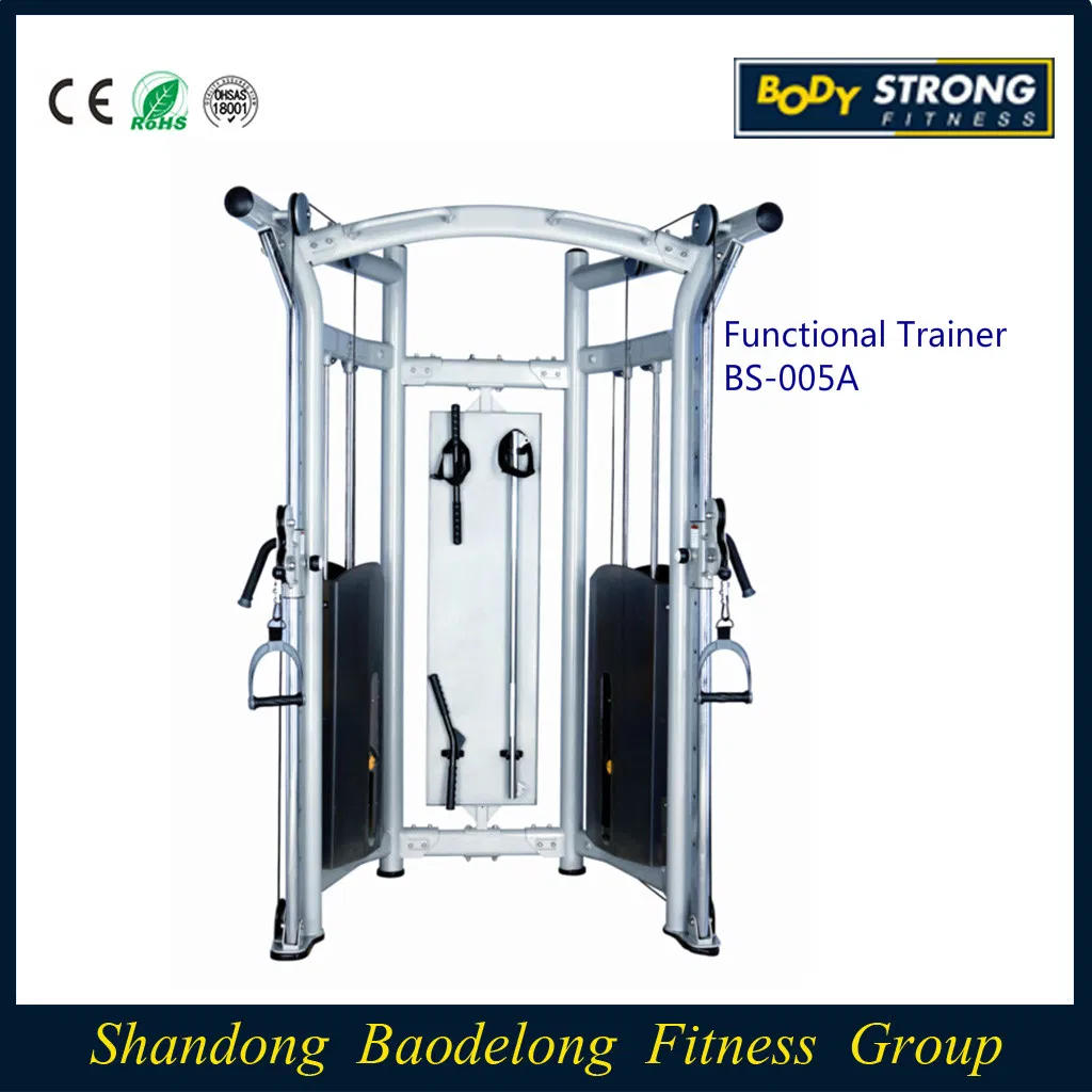 Commercial Strength Exercise Machines Functional Trainer Dual Adjustable Pulley BS-005A