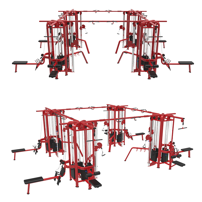 Powerful All-in-One Multi Function 16 Station Multi-Jungle for Gym Strength Training