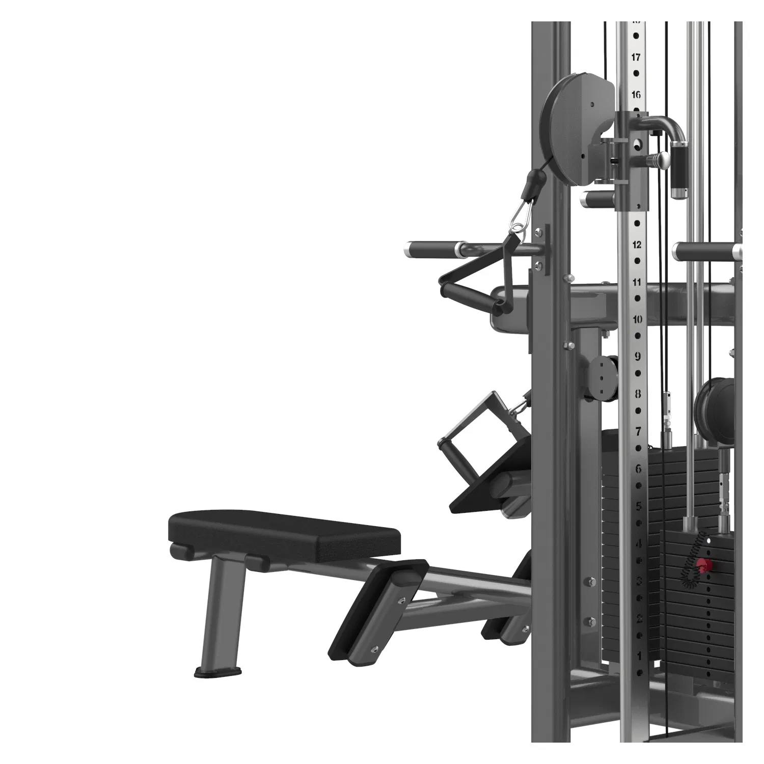 Commercial Fitness Gym Equipment Multi Jungle 4 Stations Multi Workout Machine