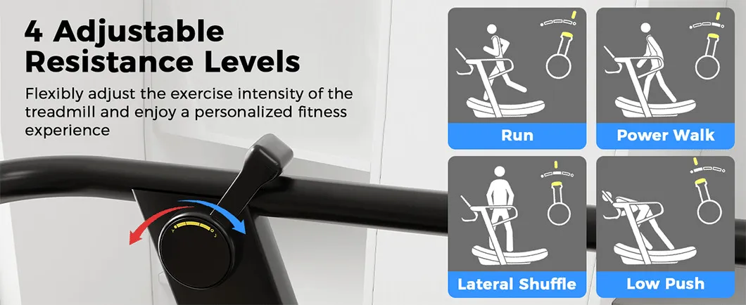 Curved Treadmill Detail