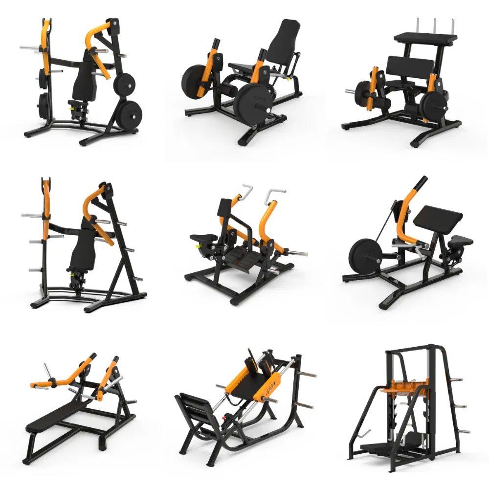 High Quality Strength Plate Loaded Training Hip Thrust Machine Gym Equipment Buttocks Glute Bridge Machine