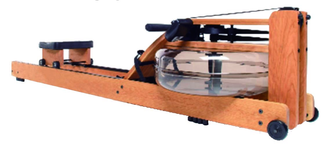 Wood Rower for Whole Body Exercise Cardio Training for Home Gym Seated Water Rowing Machine