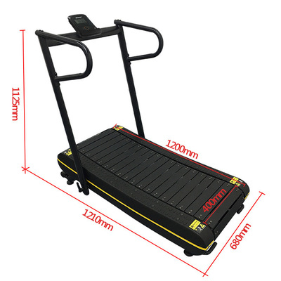 Home Gym Fitness Equipment Unpowered Two Styles Are Available Folding Sports Equipment Mini Curved Treadmill for Training