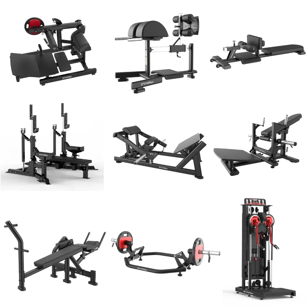 High Quality Strength Plate Loaded Training Hip Thrust Machine Gym Equipment Buttocks Glute Bridge Machine