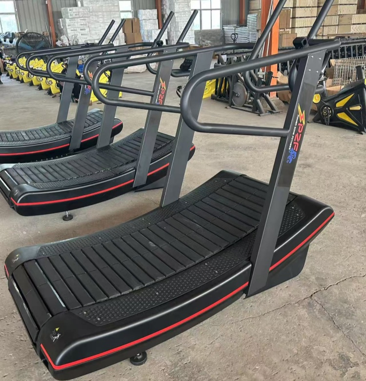 Fitness Equipment Four Models Gym Unpowered Treadmill Running Machine Curved Treadmill