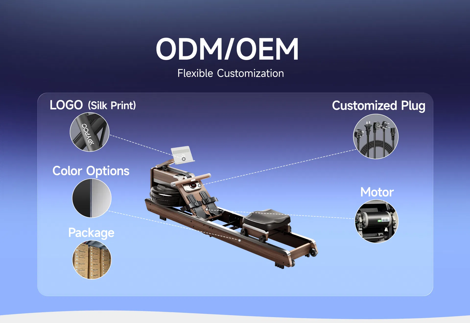 V6 Rowing Machine Feature 1