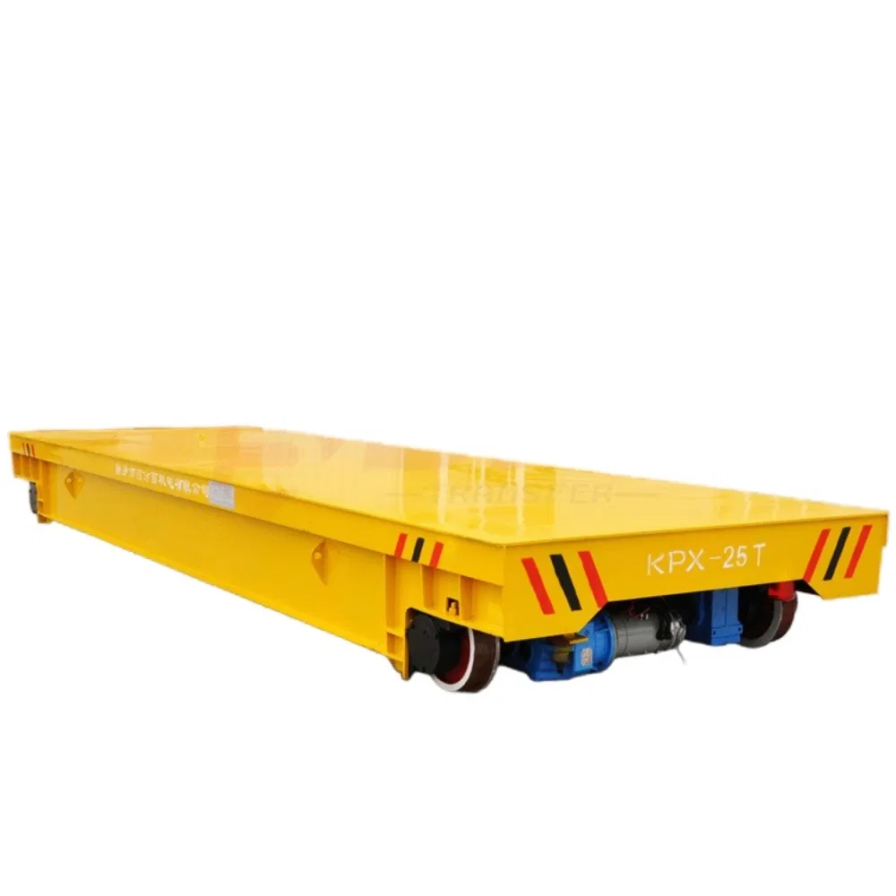 Rail Transfer Trolley 55t for Factory Material Handling with Battery Power
