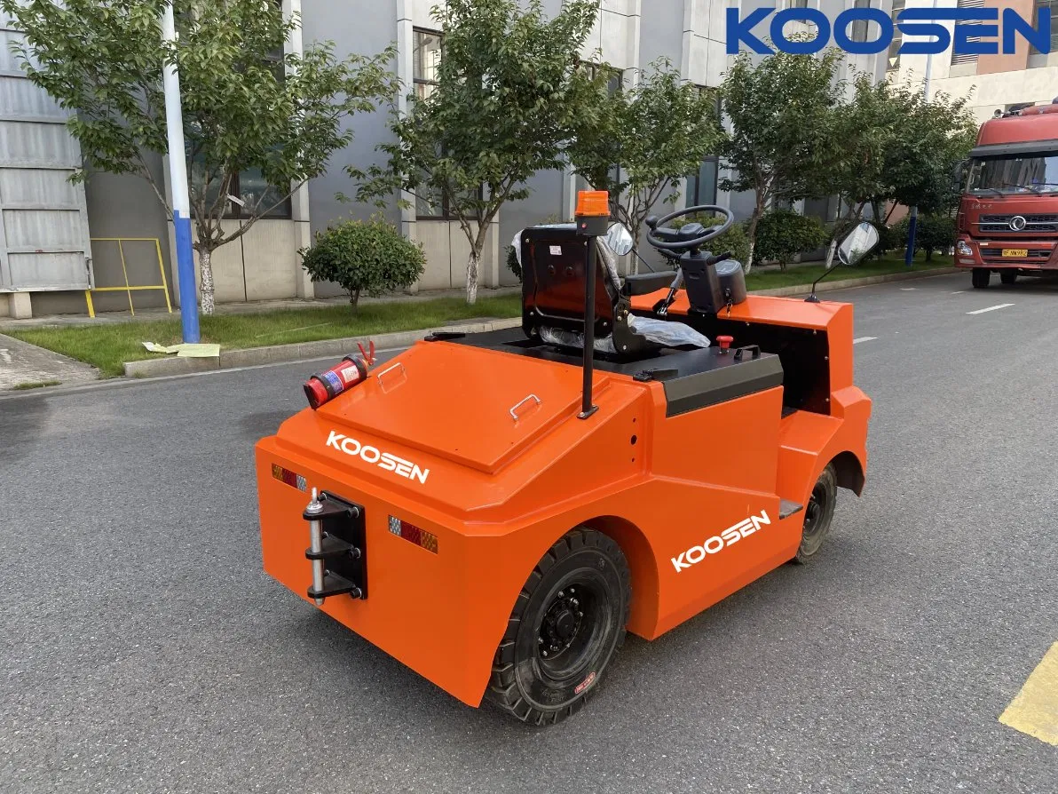 Electric Industrial Tugger 8-25 Ton Capacity Koosen Qdd Series Tow Tractor
