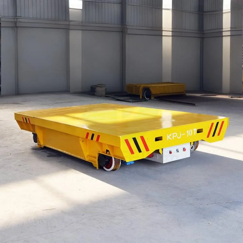 Battery Powered Transfer Trolley for Steel Factory Material Handling
