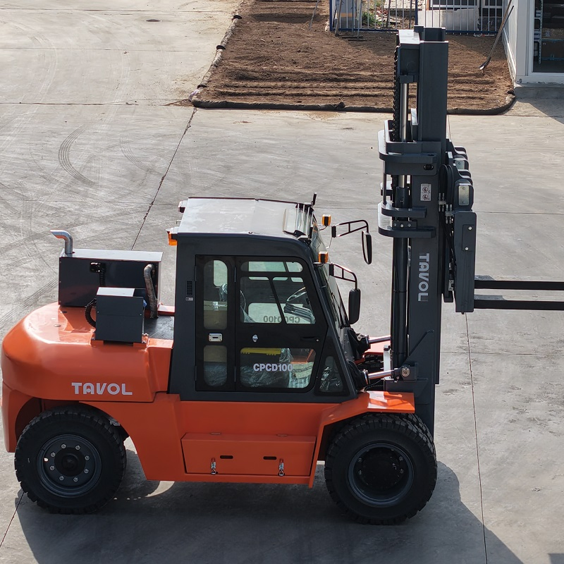Tavol Top Selling Xichai/Isuzu Engine Forklifts 8t 10 Ton 7000kg Diesel Fork Lift Truck