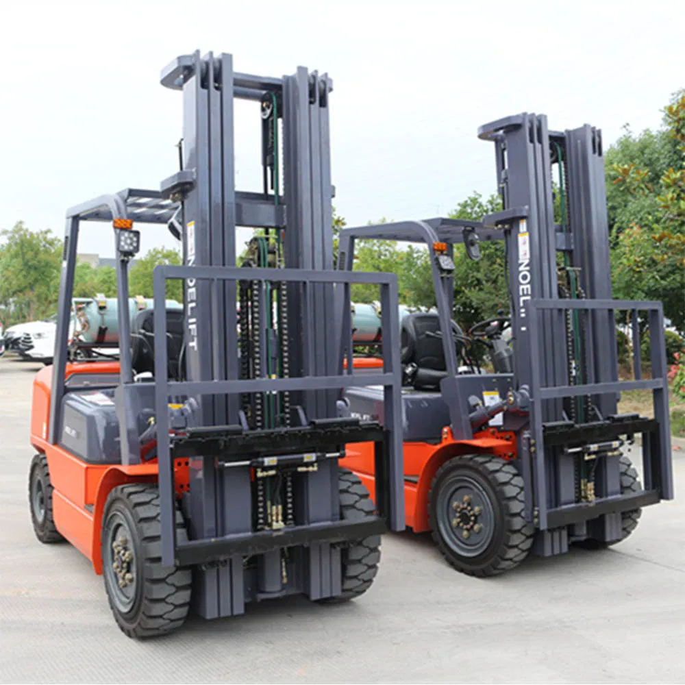 China 2500kg Gasloline Gas LPG Forklift Propane Forklifts with Japanese Engine