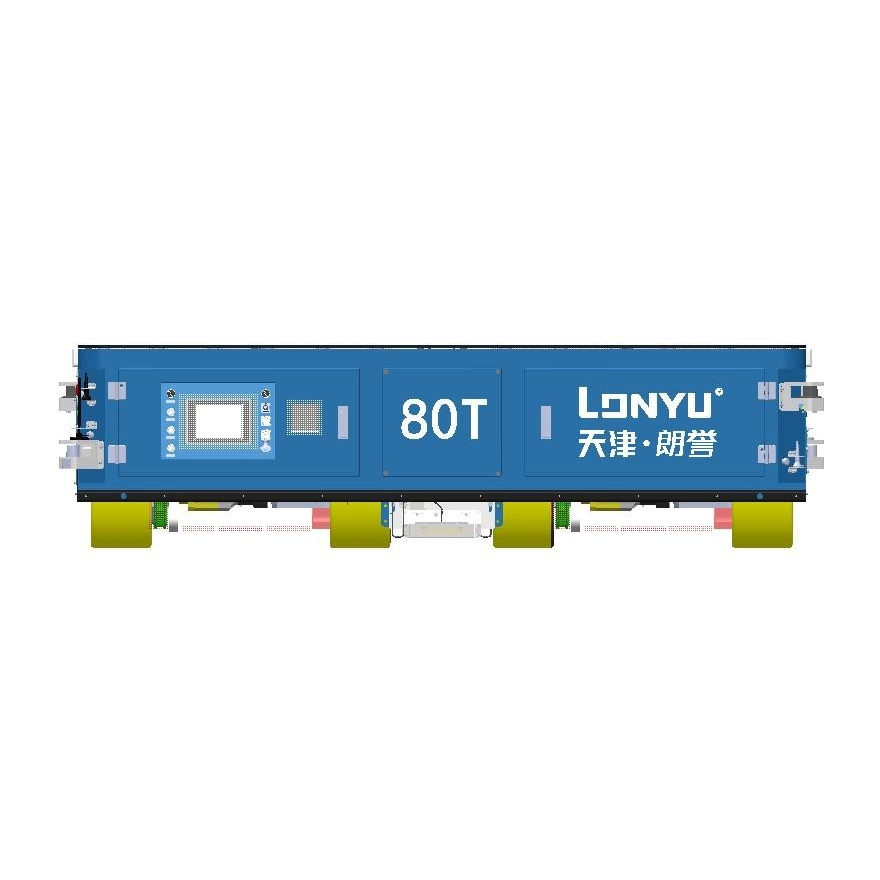 80t Heavy Duty Platform Motorized Transfer Trolley Automated Guided Vehicle Agv