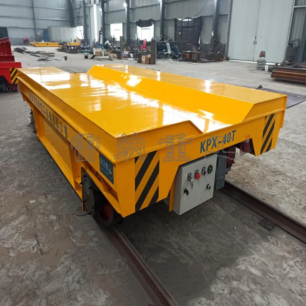 Industrial Transfer Trolley for Material Handling with Safety Protection System