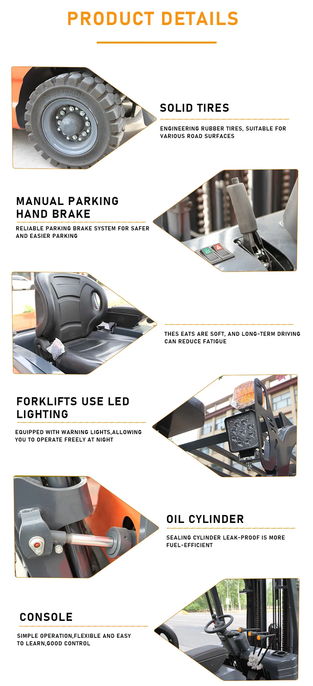 Forklift Specification Chart