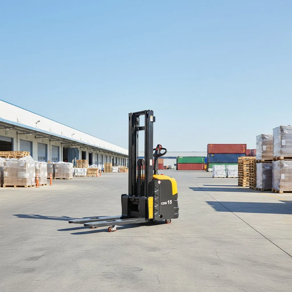 Energy-Saving Industrial Grade 2t Hydraulic Drive Electric Stackers for Factory