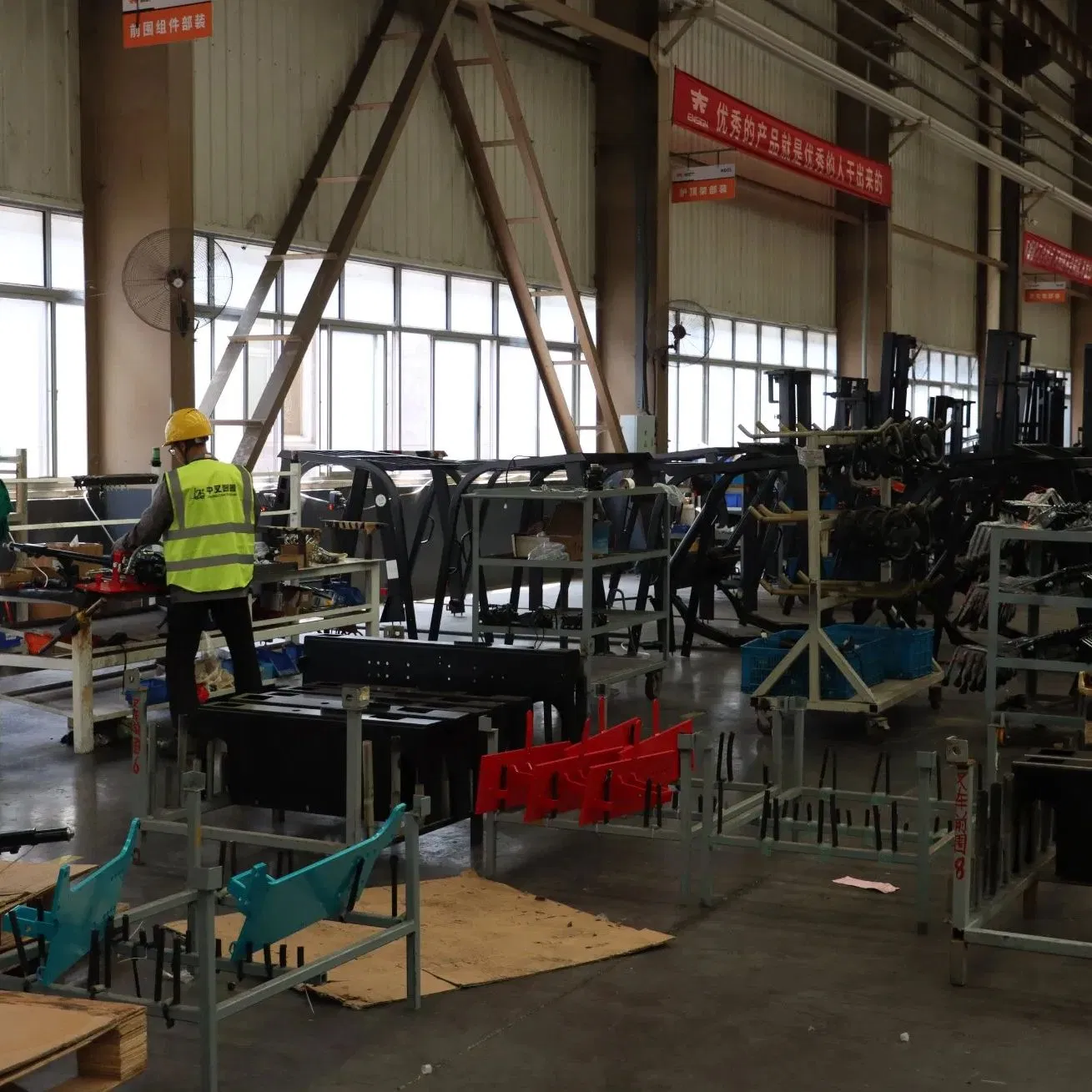 Telescopic Material Handler Jcb Telehandler Manitou Diesel Heavy Duty Forklift Truck