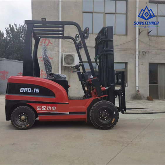 1ton 1.5ton 3m Height Industrial Electric Forklifts Electric Counterbalance Forklift