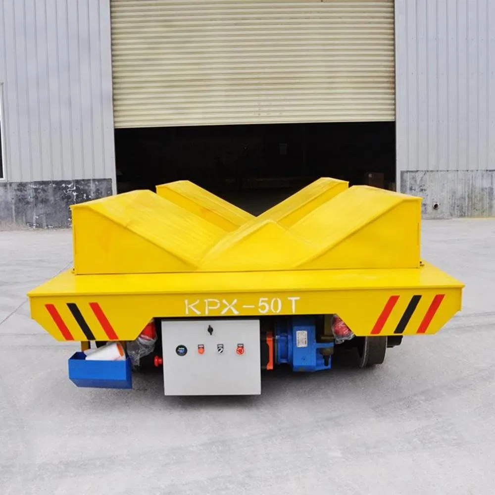 Industrial Transfer Trolley for Material Handling with Safety Protection System