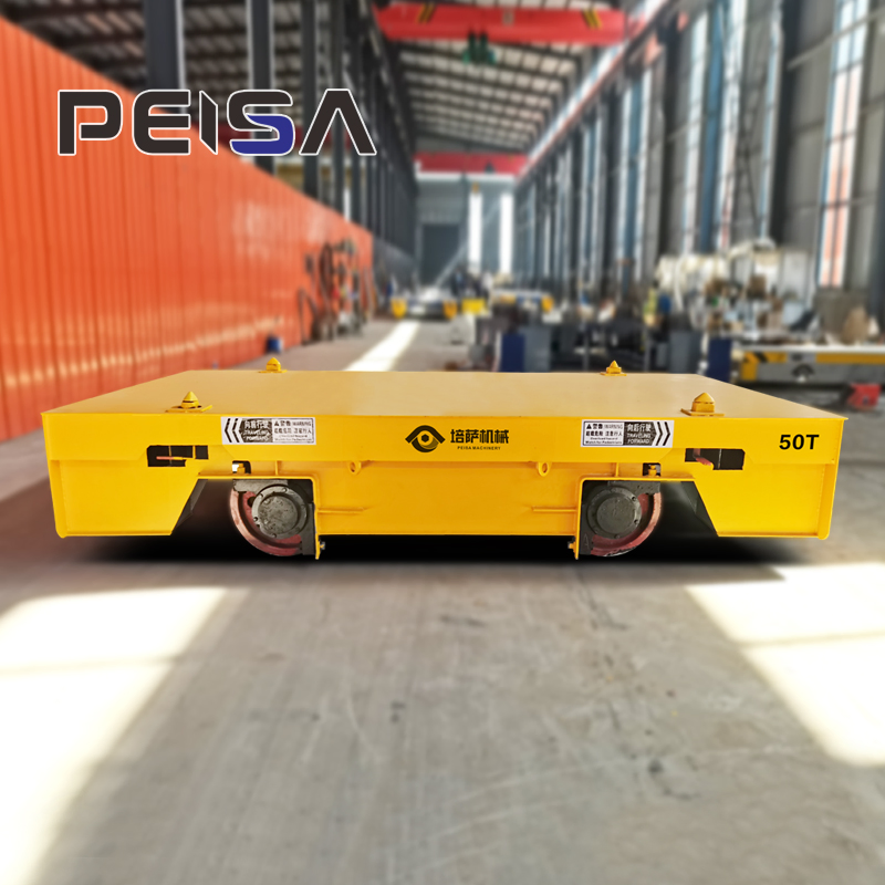 Adjustable Materials Handling Equipment 30 Ton Modular Electric Transfer Trolley