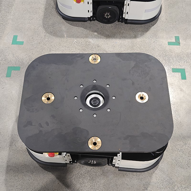 Factory 600kg Latent Lifting Agv Automated Guided Vehicle - Hybrid Laser Slam Qr Navigation Standard Single Optional Dual 3D Safety