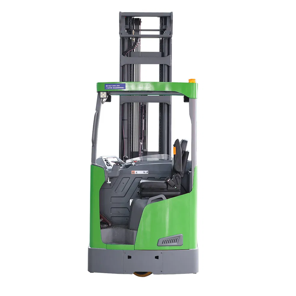 China1.5t/1.6t/2.0t/2.5t Operated Seater/Seated Full Power/Lithium/Battery/Powered/Electric Reach Truck Price for Fork/Lift/Forklift/Four Directional/Warehouse