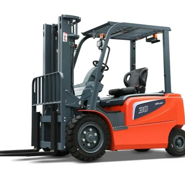 Forklift front view