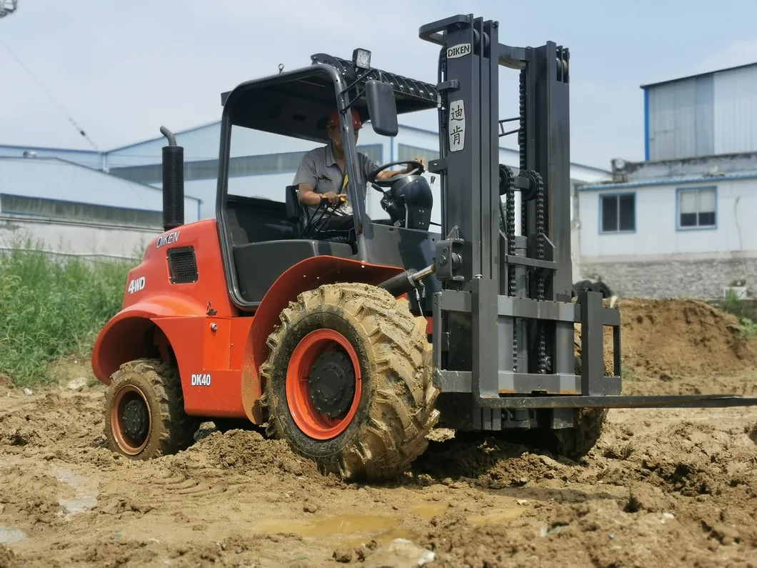 4WD Forklift View