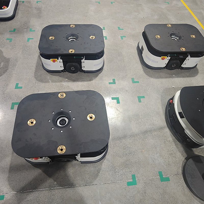 Factory 600kg Latent Lifting Agv Automated Guided Vehicle - Hybrid Laser Slam Qr Navigation Standard Single Optional Dual 3D Safety