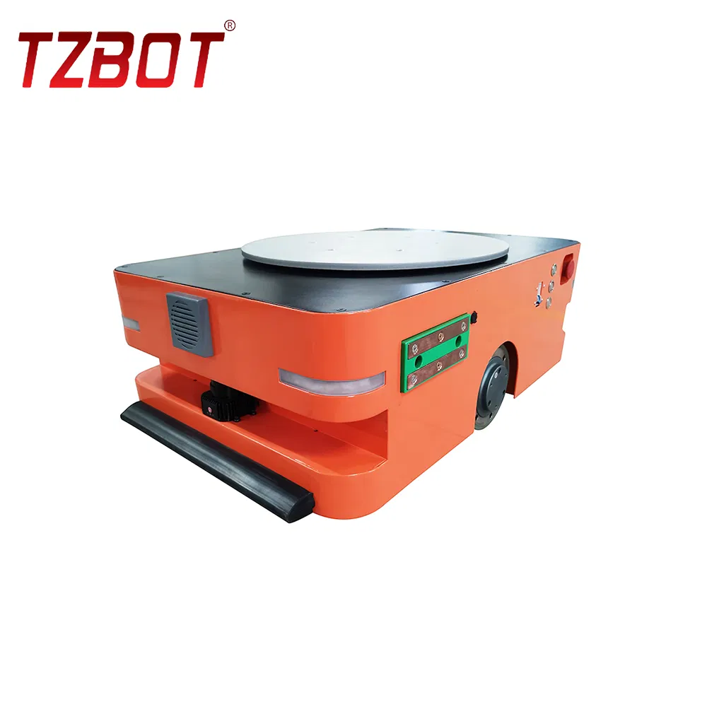 Heavy Load Automated Guided Vehicle Warehousing 200kg Capacity Material Handling Equipment Way Agv with Fast Agv Chassis and Good Agv Price (TZAGV-DSB02)