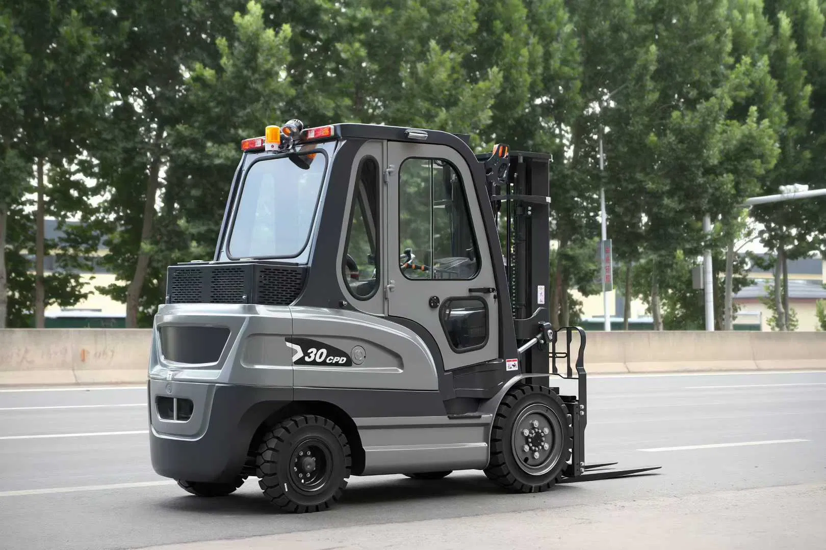 Electric Forklift Front View
