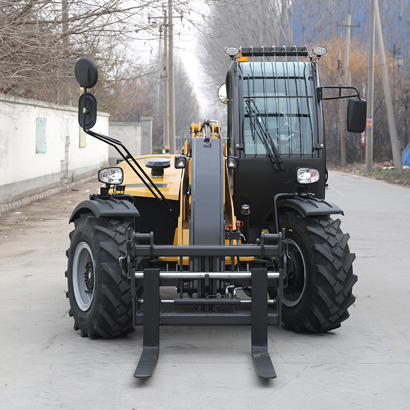 Factory Multifunction Diesel 4WD 7000mm Lifting Height 3500kg 3.5t/Ton Capacity Agricultural Mini Compact Forklift Telehandler with Different Attachment