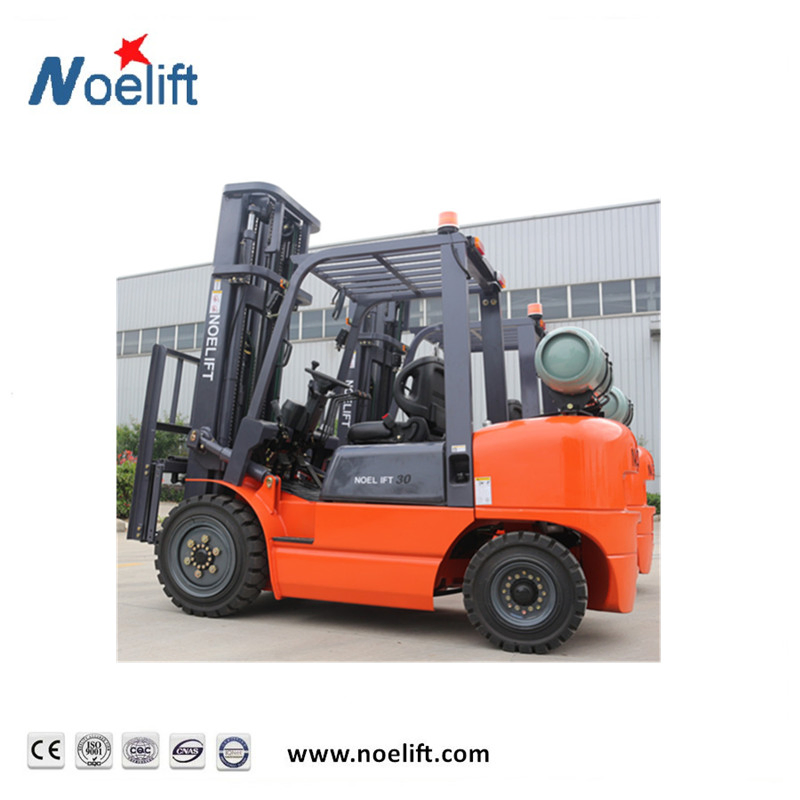China 2500kg Gasloline Gas LPG Forklift Propane Forklifts with Japanese Engine