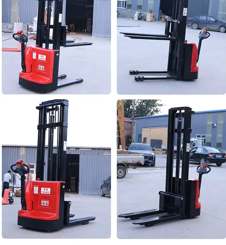 Electric Forklift Stacker Detail 1