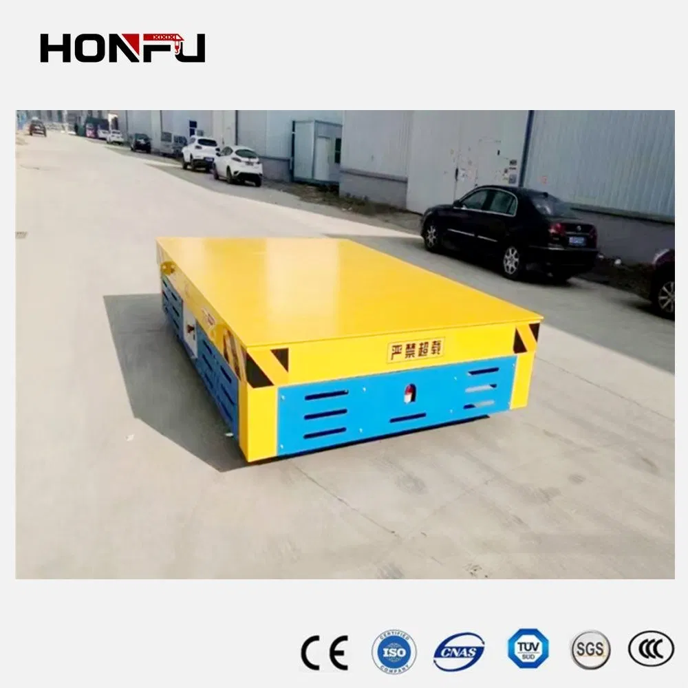Customized Remote Control Material Handling Equipment Transfer Pallet Transport Wheel Cart Trolley