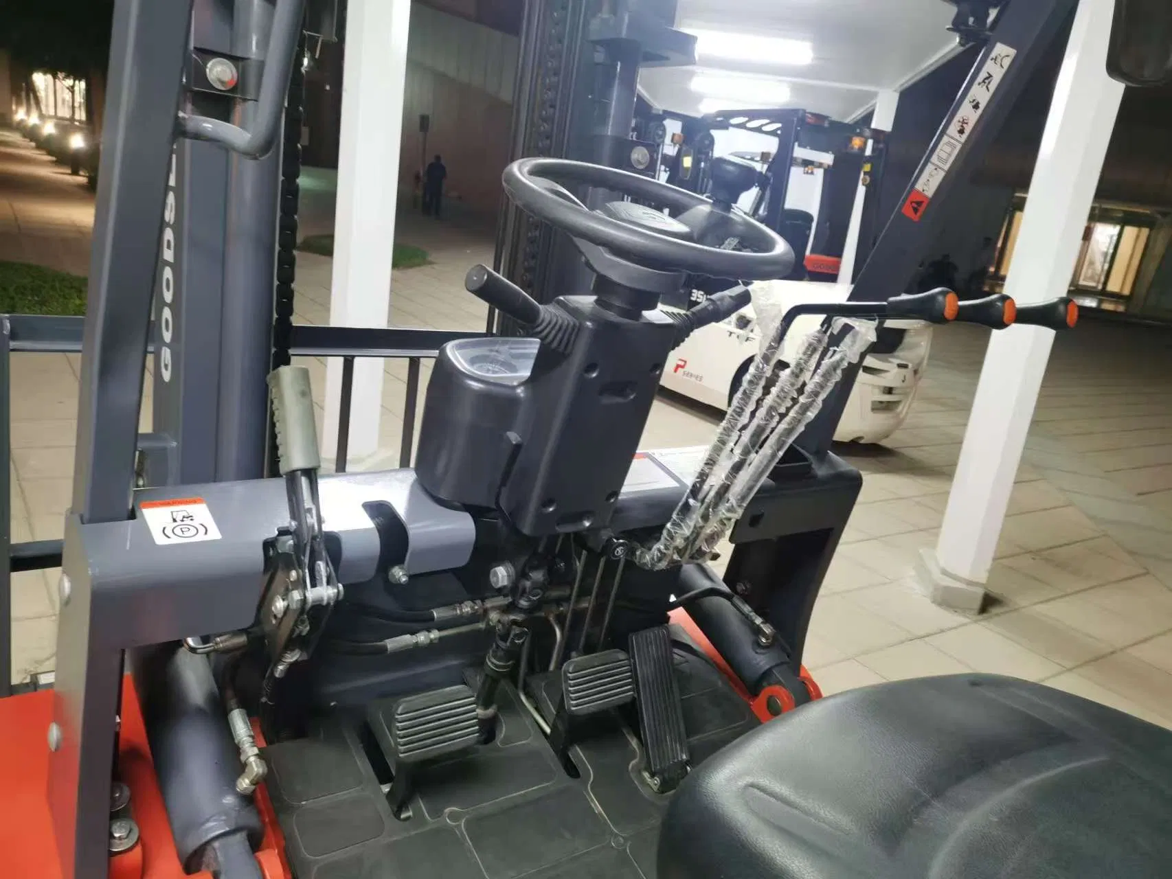 Compact Electric Reach Forklift for Narrow Aisle Warehouse Management