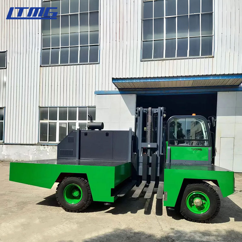 Handling Equipment Diesel Forklift Truck 6 Ton 8 Ton 9 Ton 10 Ton Side Loader Forklifts with 3.6m Lifting Height