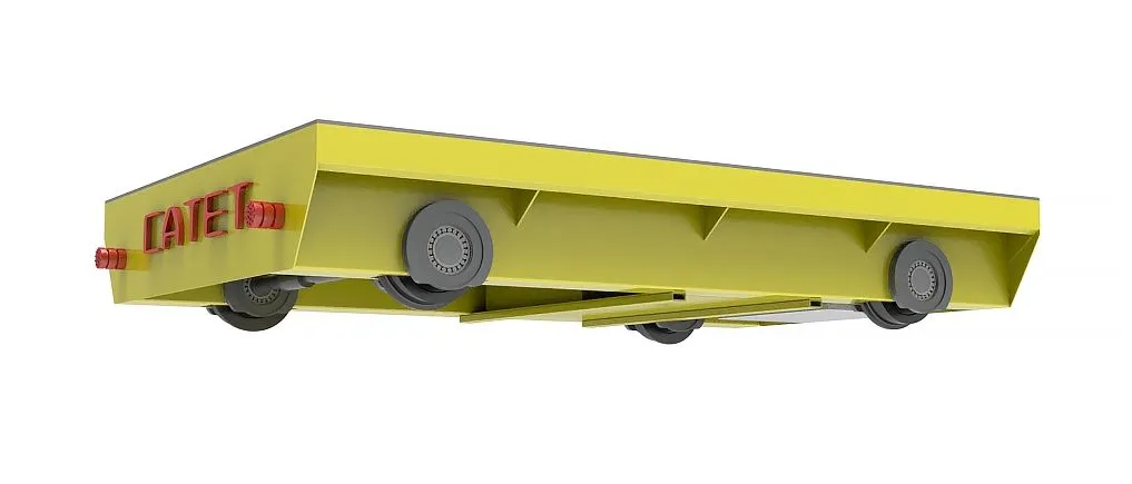 Electric rail transfer cart