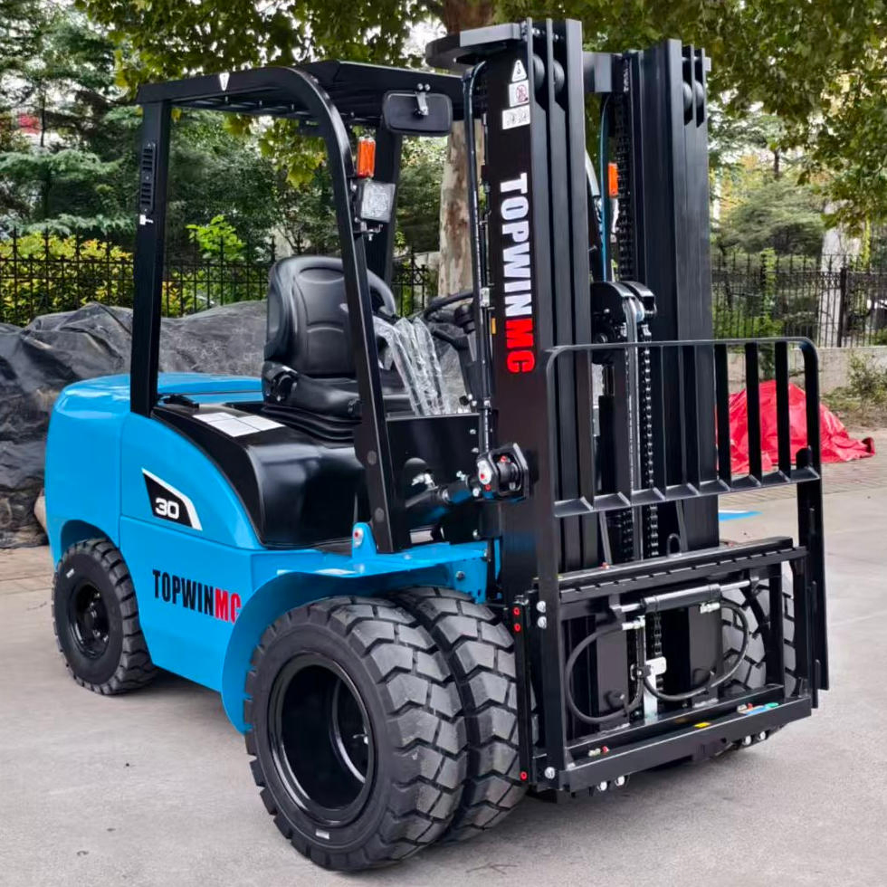 China Factory Wholesale Small Mini Compact Portable Lithium Lead Acid Battery Three Four Wheel Warehouse 2/2.5/3/4/5 Ton 3 T Montacargas Electric Forklift Price