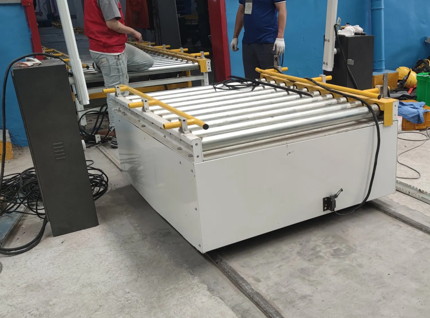 Automatic Transport Robot Platform Transfer Cart Vehicle Heavy Load Automated Guided Rail Agv