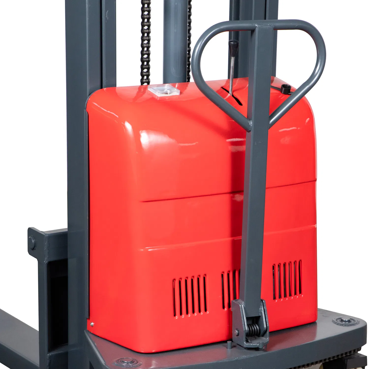 Battery-Powered Lifting Semi Electric Stacker Forklift 400kg Load