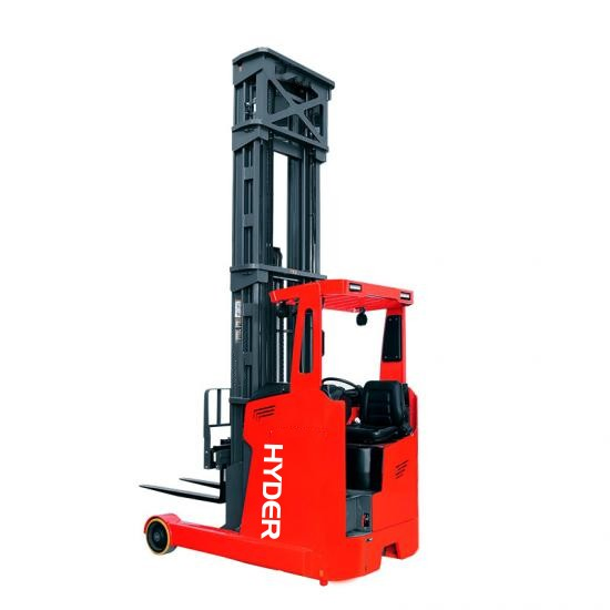 2t Hyder Warehouse Factory Electric Forklift Indoor Reach Truck
