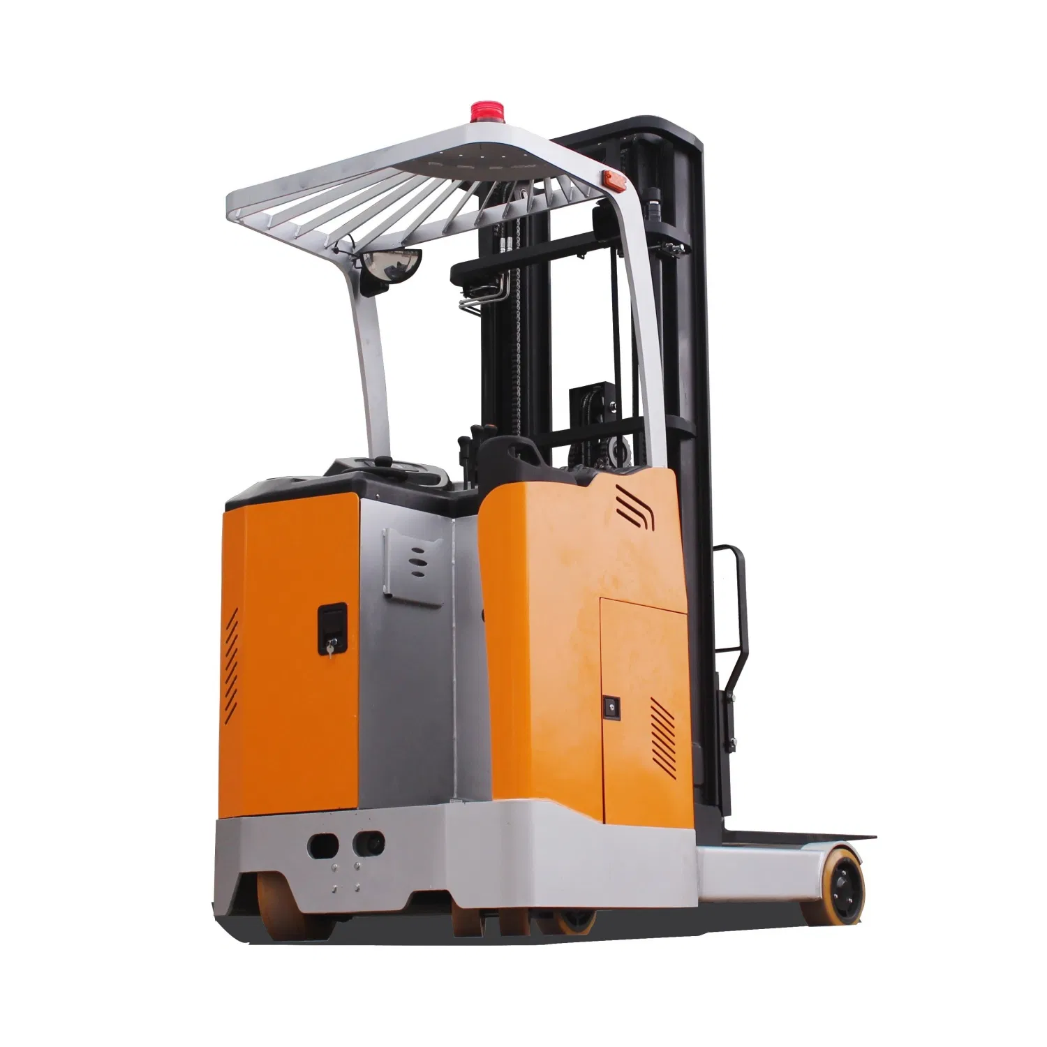 Low Profile Electric Lithium Battery Reach Truck Lead-Acid Reach Forklift for Warehouse Material Handling 1000kgs