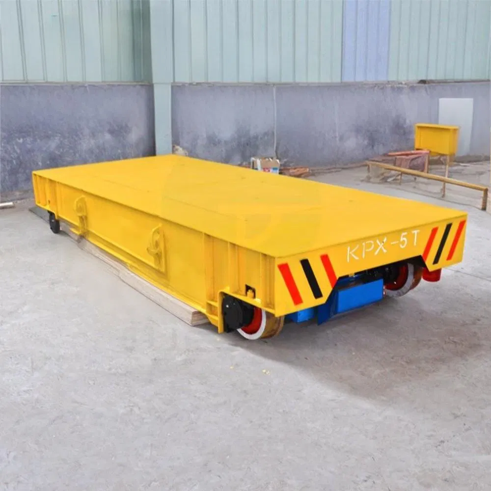 Industrial Transfer Trolley for Material Handling with Safety Protection System