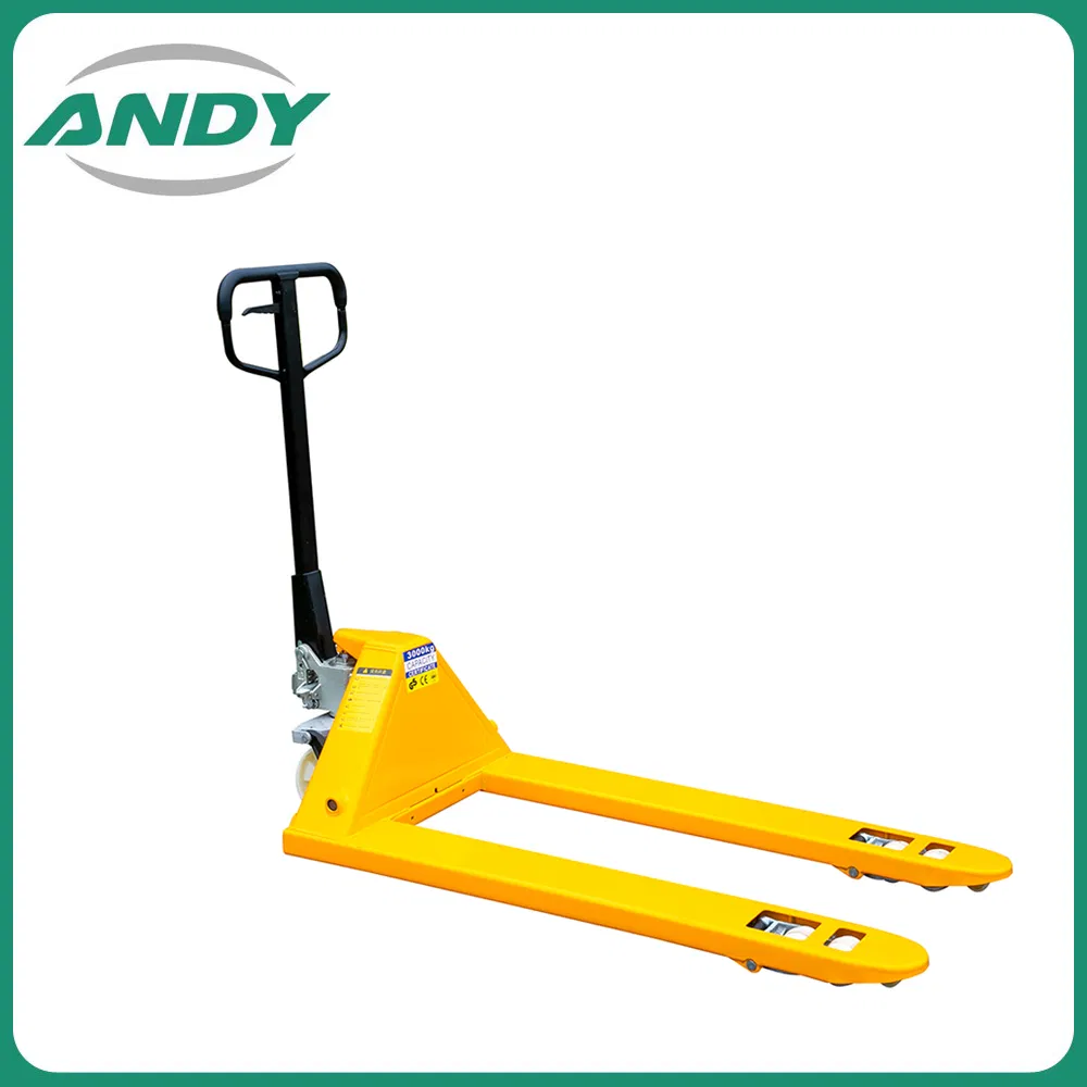 2000kg Heavy Duty Trolley Hydraulic Pump High Lift Hand Pallet Jack Truck